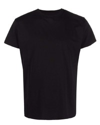 schwarzes T-Shirt mit einem Rundhalsausschnitt von Maison Margiela