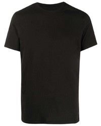schwarzes T-Shirt mit einem Rundhalsausschnitt von Manuel Ritz