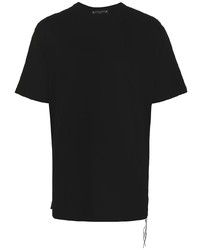 schwarzes T-Shirt mit einem Rundhalsausschnitt von Mastermind Japan