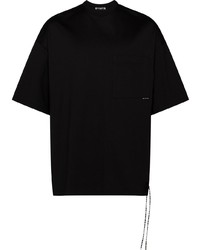 schwarzes T-Shirt mit einem Rundhalsausschnitt von Mastermind Japan