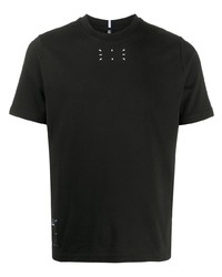 schwarzes T-Shirt mit einem Rundhalsausschnitt von McQ