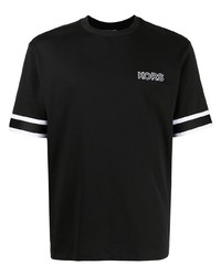 schwarzes T-Shirt mit einem Rundhalsausschnitt von Michael Kors