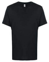 schwarzes T-Shirt mit einem Rundhalsausschnitt von Moschino