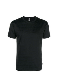 schwarzes T-Shirt mit einem Rundhalsausschnitt von Moschino