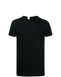 schwarzes T-Shirt mit einem Rundhalsausschnitt von N. Hoolywood