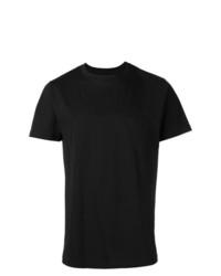 schwarzes T-Shirt mit einem Rundhalsausschnitt von Natural Selection