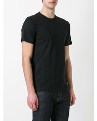 schwarzes T-Shirt mit einem Rundhalsausschnitt von Norse Projects