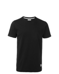 schwarzes T-Shirt mit einem Rundhalsausschnitt von Norse Projects