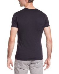 schwarzes T-Shirt mit einem Rundhalsausschnitt von Oakley