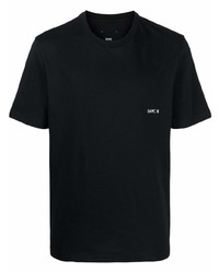 schwarzes T-Shirt mit einem Rundhalsausschnitt von Oamc