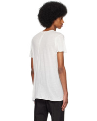 schwarzes T-Shirt mit einem Rundhalsausschnitt von Rick Owens