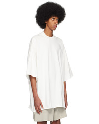 schwarzes T-Shirt mit einem Rundhalsausschnitt von Rick Owens