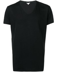 schwarzes T-Shirt mit einem Rundhalsausschnitt von Orlebar Brown