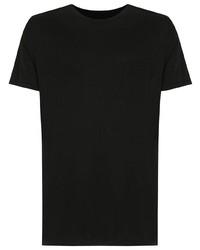 schwarzes T-Shirt mit einem Rundhalsausschnitt von OSKLEN