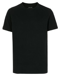 schwarzes T-Shirt mit einem Rundhalsausschnitt von OSKLEN