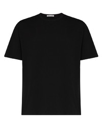 schwarzes T-Shirt mit einem Rundhalsausschnitt von Our Legacy