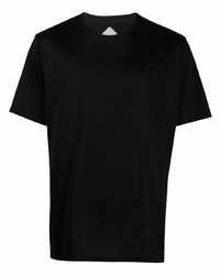 schwarzes T-Shirt mit einem Rundhalsausschnitt von Pal Zileri