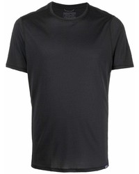 schwarzes T-Shirt mit einem Rundhalsausschnitt von Patagonia