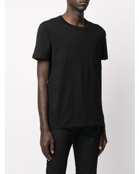 schwarzes T-Shirt mit einem Rundhalsausschnitt von Tom Ford