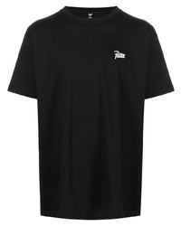 schwarzes T-Shirt mit einem Rundhalsausschnitt von PATTA