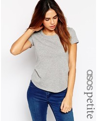 schwarzes T-Shirt mit einem Rundhalsausschnitt von Asos