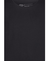 schwarzes T-Shirt mit einem Rundhalsausschnitt von Petrol Industries