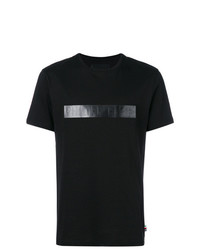 schwarzes T-Shirt mit einem Rundhalsausschnitt von Philipp Plein