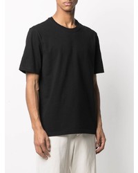 schwarzes T-Shirt mit einem Rundhalsausschnitt von Bottega Veneta