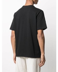 schwarzes T-Shirt mit einem Rundhalsausschnitt von Bottega Veneta