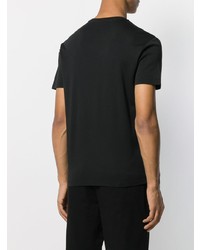 schwarzes T-Shirt mit einem Rundhalsausschnitt von Altea