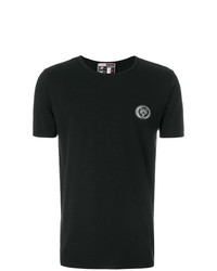 schwarzes T-Shirt mit einem Rundhalsausschnitt von Plein Sport