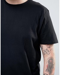 schwarzes T-Shirt mit einem Rundhalsausschnitt von Asos