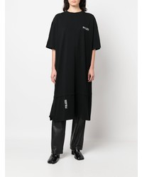 schwarzes T-Shirt mit einem Rundhalsausschnitt von Vetements