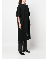 schwarzes T-Shirt mit einem Rundhalsausschnitt von Vetements