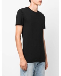 schwarzes T-Shirt mit einem Rundhalsausschnitt von Polo Ralph Lauren