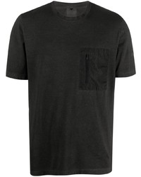 schwarzes T-Shirt mit einem Rundhalsausschnitt von Premiata