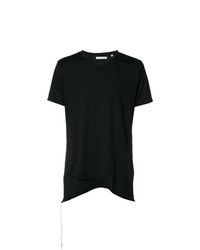 schwarzes T-Shirt mit einem Rundhalsausschnitt von Private Stock