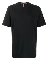 schwarzes T-Shirt mit einem Rundhalsausschnitt von Raeburn