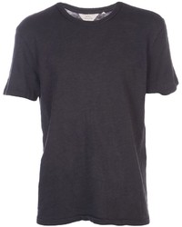schwarzes T-Shirt mit einem Rundhalsausschnitt von Rag and Bone