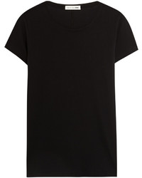 schwarzes T-Shirt mit einem Rundhalsausschnitt von Rag & Bone