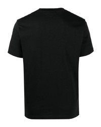 schwarzes T-Shirt mit einem Rundhalsausschnitt von Calvin Klein