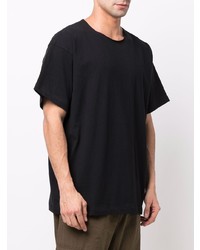 schwarzes T-Shirt mit einem Rundhalsausschnitt von Fear Of God