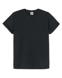 schwarzes T-Shirt mit einem Rundhalsausschnitt von RE/DONE