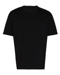schwarzes T-Shirt mit einem Rundhalsausschnitt von Reigning Champ
