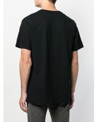 schwarzes T-Shirt mit einem Rundhalsausschnitt von Represent