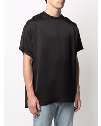 schwarzes T-Shirt mit einem Rundhalsausschnitt von Fear Of God