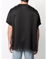 schwarzes T-Shirt mit einem Rundhalsausschnitt von Fear Of God