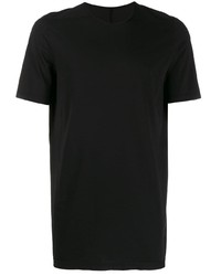 schwarzes T-Shirt mit einem Rundhalsausschnitt von Rick Owens DRKSHDW