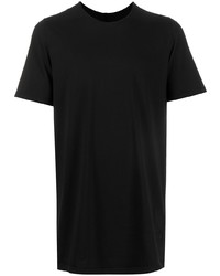 schwarzes T-Shirt mit einem Rundhalsausschnitt von Rick Owens DRKSHDW