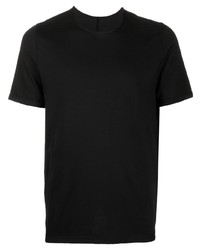 schwarzes T-Shirt mit einem Rundhalsausschnitt von Rick Owens DRKSHDW